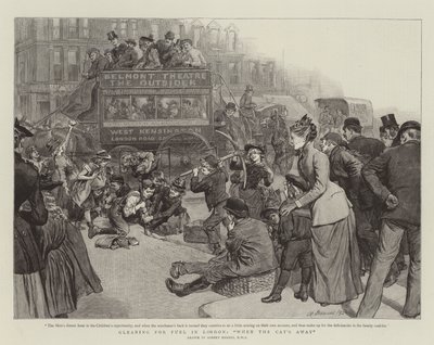 Gleaning for Fuel in London, When the Cat